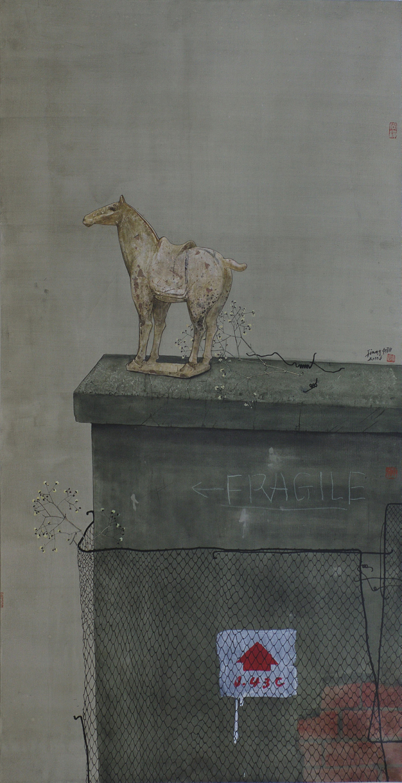 汉唐遗风 水墨纸本 2010年 240cm x 150cm
