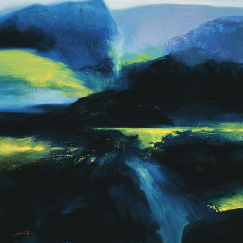 荡然 布面油画 2012 160cm x 160cm
