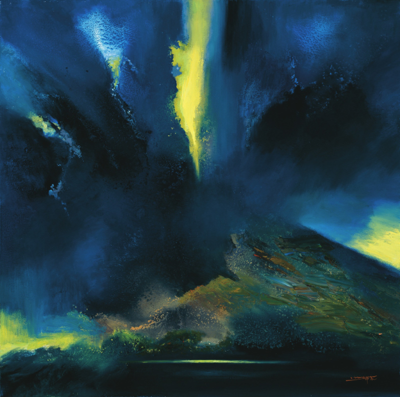 觉悟 布面油画 160cm x 160cm