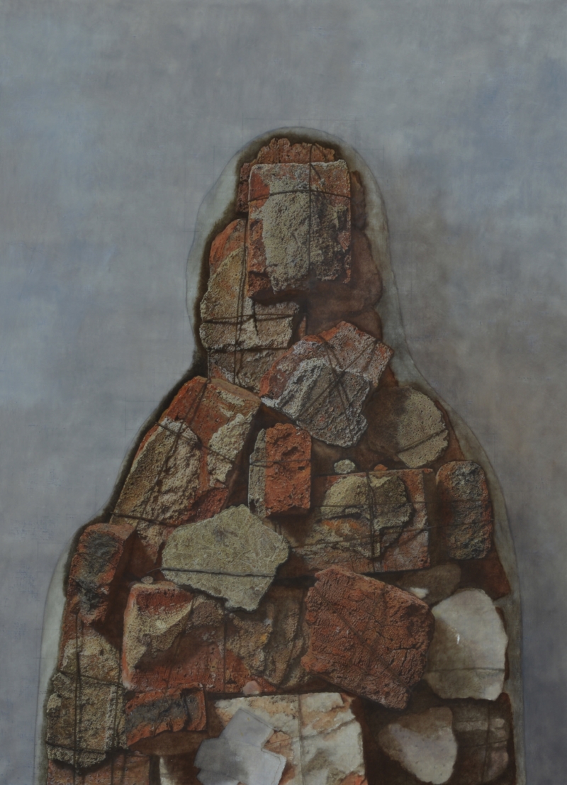 肖像———待完成     布面油画     95cm×70cm